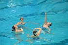Artistic Swim vs TWC  Wheaton College Artistic Swimming vs Texas Women’s College. - Photo By: KEITH NORDSTROM : Wheaton, Artistic Swimming